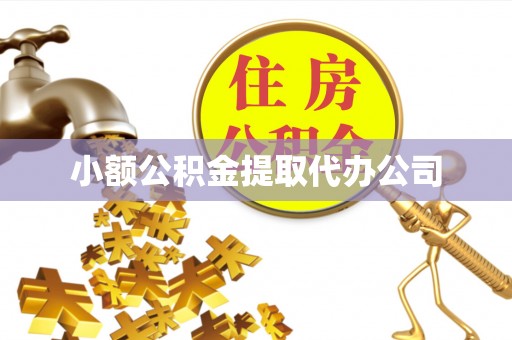 安远小额公积金提取代办公司